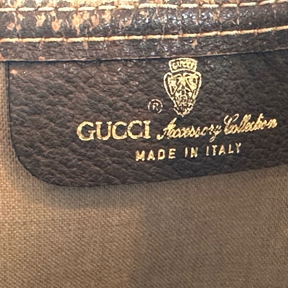 Authentic GUCCI Web Sherry Line
Shoulder Tote Bag GG PVC Leather
Brown - Picture 10 of 13